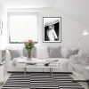 Claudia Schiffer, Parasol, framed livingroom