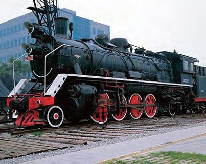 No. 73 Decorated with the Locomotive