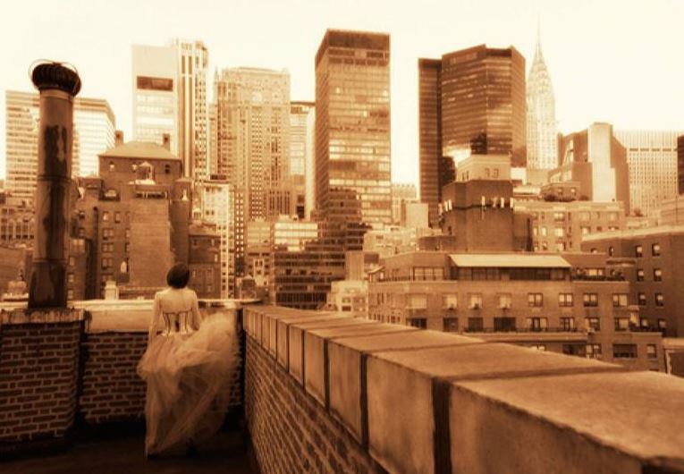 Guido Argentini - Andrea on a Manhattan Roof