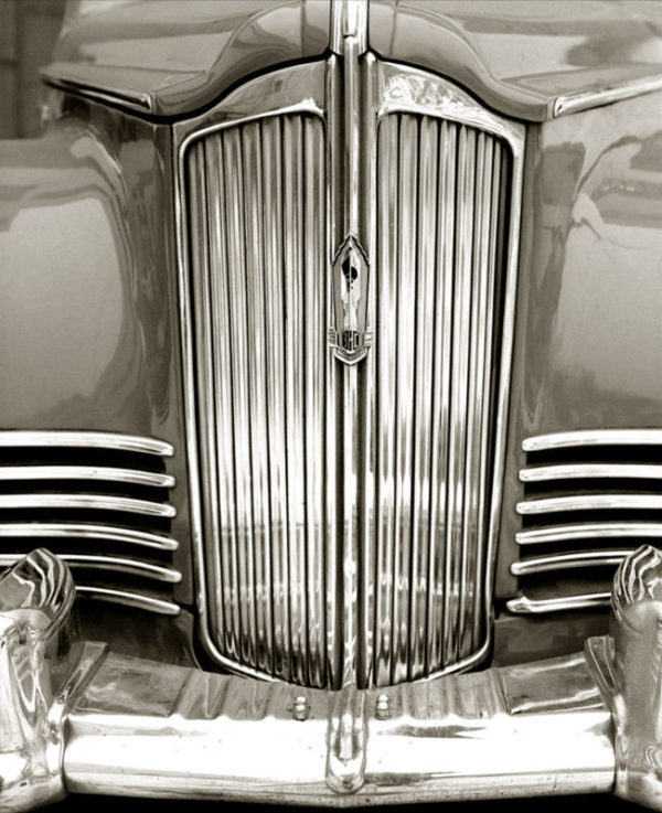 Khrushchevs Hunting Limousine -Moscow 1988 by albert watson, closeup of the cars grill