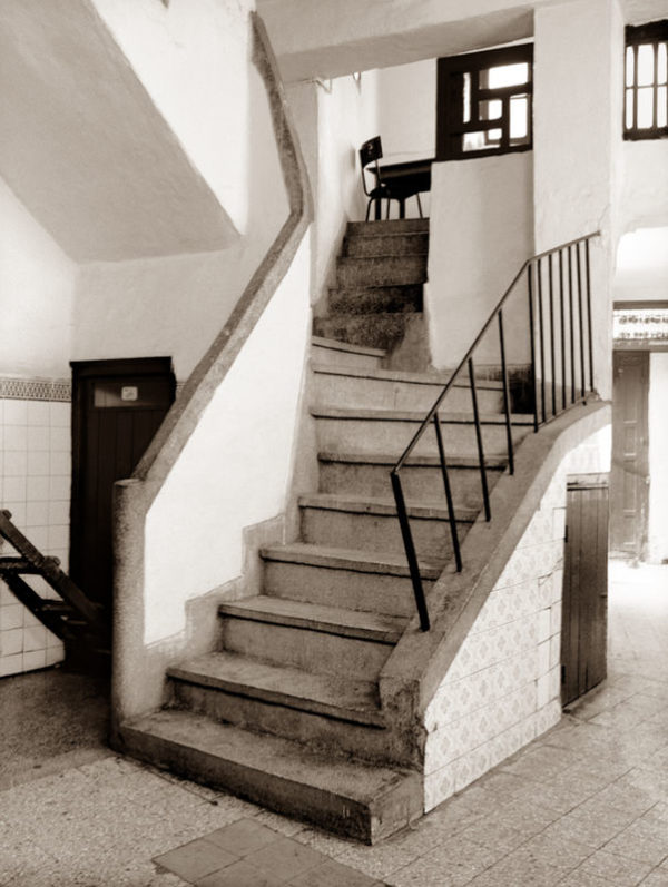 Restauran Cabine No. 12 - Fes - Morocco 1997 by Albert Watson, old staircase