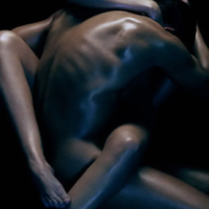 Iveta and Bernhard by Andreas H. Bitesnich, nude female and male model twisted together