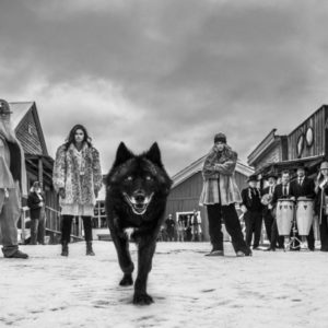 There will be blood by David Yarrow, wild west scene with black wolf