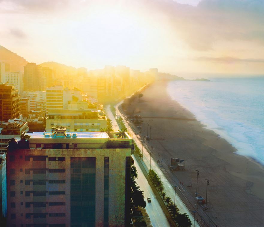 Rio by David Drebin, beach and city with bright sun
