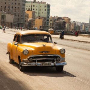 Cuba by Marc Baptiste, yellow