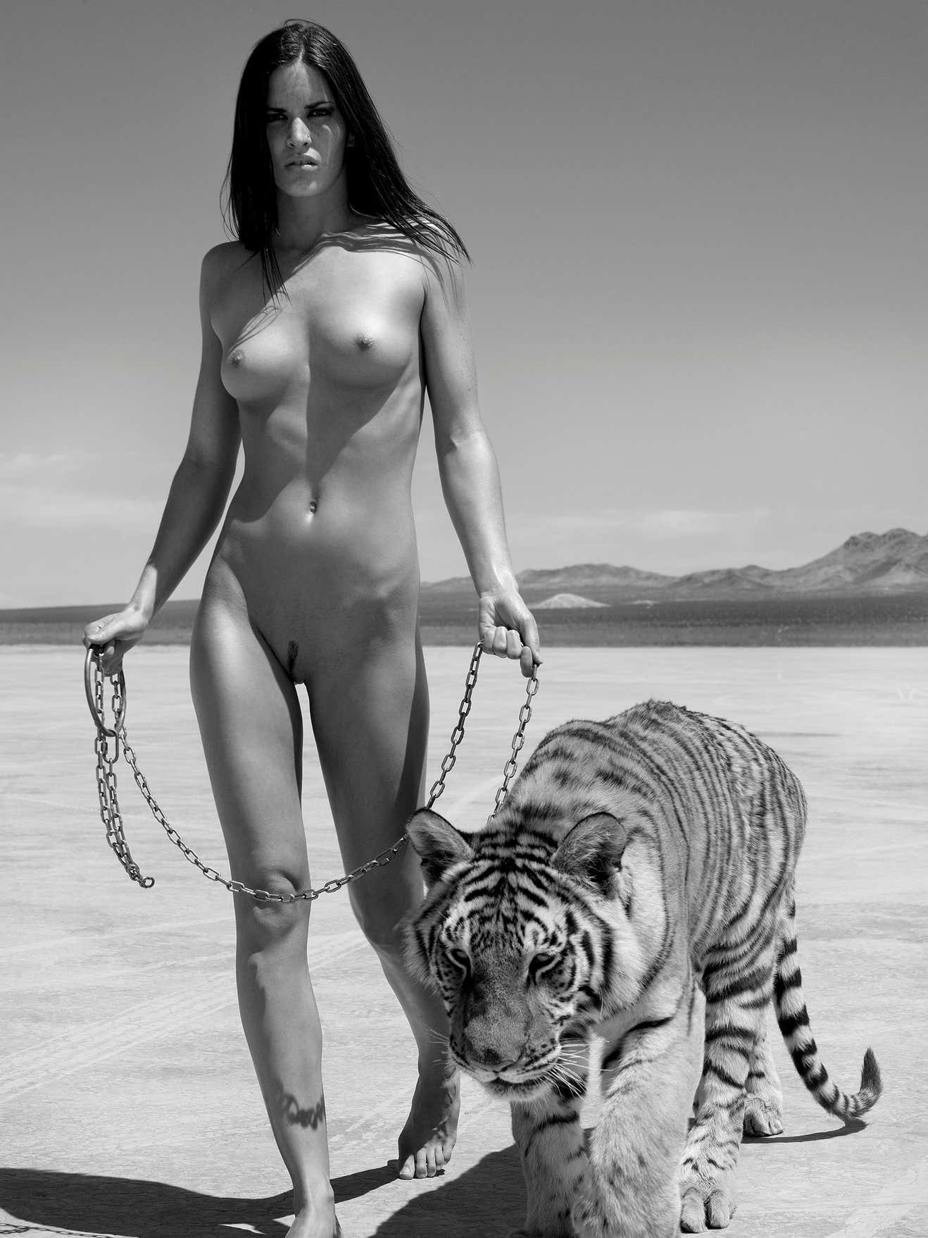 Ashley walks the Tiger