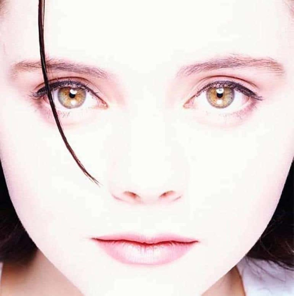 Christina Ricci by Terry O'Neill, closeup portrait of the actress