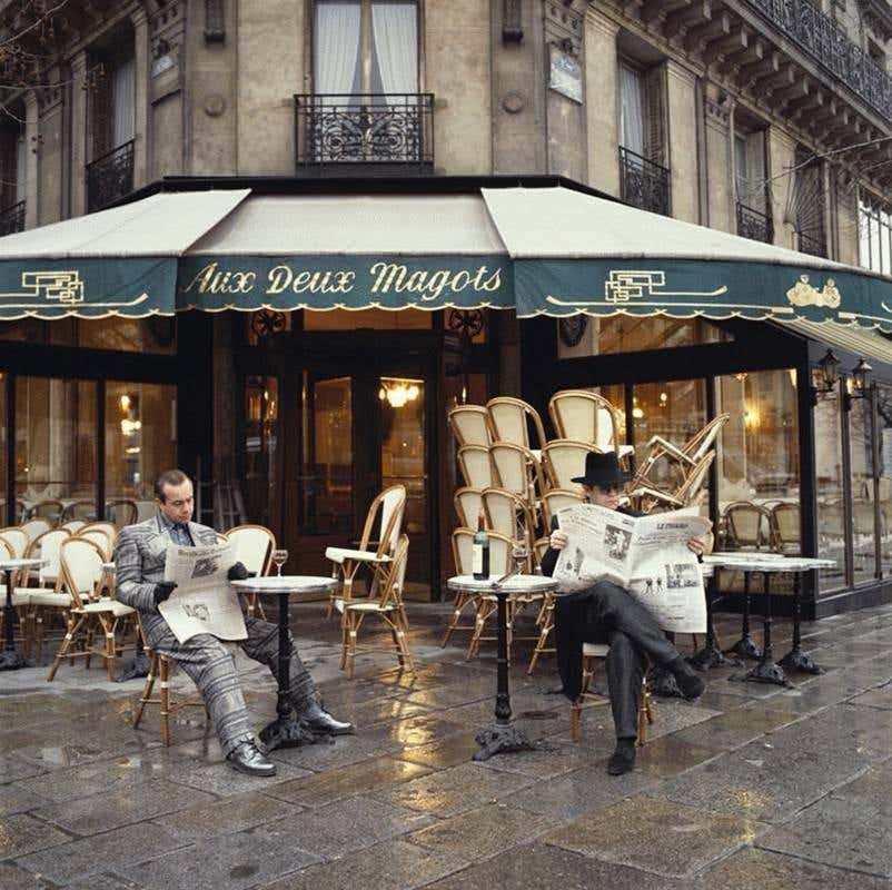 Elton John & Bernie Taupin Cafe in France