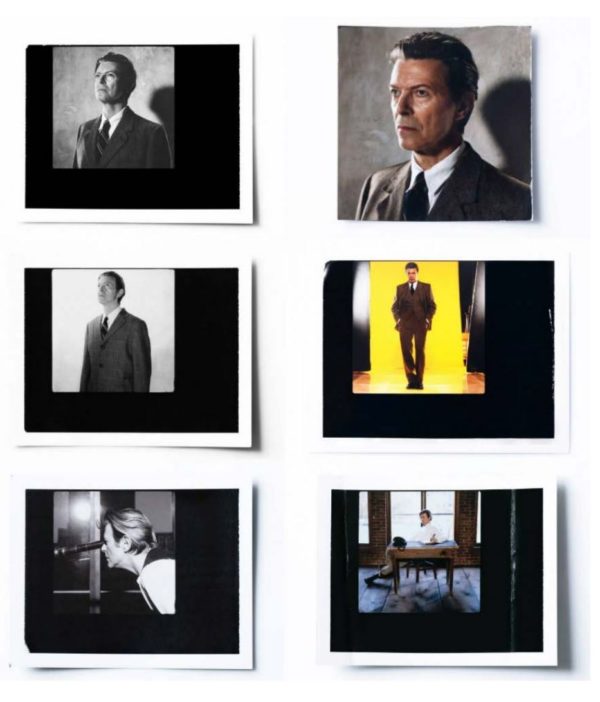 The Polaroid Set by Markus Klinko, six polaroids of David Bowie
