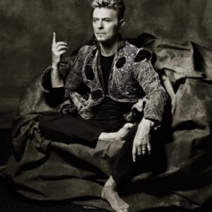 David Bowie The Yogi, NYC - Surreal Series by Albert Watson - the rockstar sitting in a yoga pose