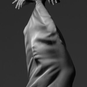 Albert Watson, Mayra in Fabric, modelm covered in a thin fabric