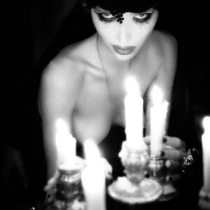 Ellen von Unwerth_The Story of Olga (201), nude portrait with candles