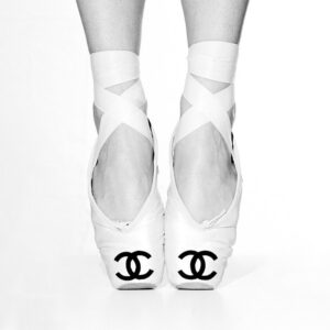 Shields, Chanel Ballet 2012, ballet shoes with chanel logo