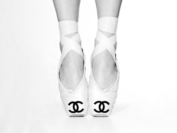 Shields, Chanel Ballet 2012, ballet shoes with chanel logo