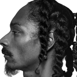 Watson 1999 Snoop Dog Portrait in Profile black and white