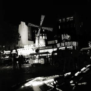 Moulin Rouge, Deeper Shades Paris by Andreas H. Bitesnich, paris at night