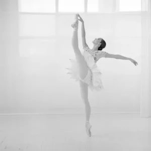 Arthur Elgort, Maria Kowroski, ballet dancer in white tutu