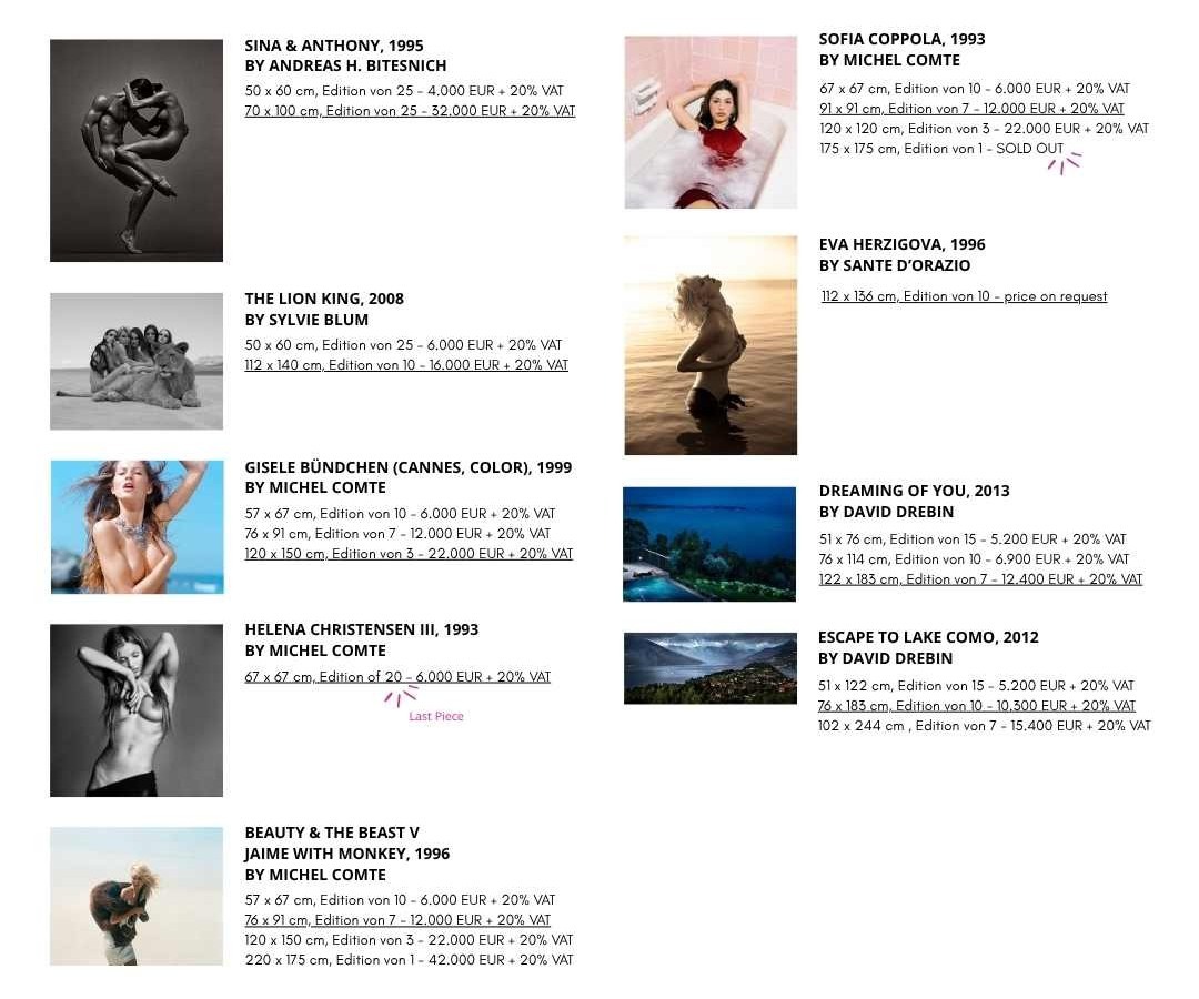 summer dreams exhibition, exhibition view, gallery exhibition, contemporary art exhibition, fine art gallery, PREISS FINE ARTS, summer dreams art show, exhibition installation, gallery interior, curated exhibition, art collectors, contemporary photography, fine art photography, luxury art gallery, art exhibition Vienna, Vienna gallery, art collectors edition, museum quality photography, collectible photography, wall art inspiration, modern gallery space, art exhibition 2026, photographic art, limited edition photography, summer aesthetic, dreamlike photography, cinematic photography, fashion photography exhibition, iconic photography, gallery showcase, exhibition opening, art lovers, interior art inspiration, fine art prints, luxury interiors, statement artwork, visual storytelling, curated wall art, contemporary collectors, exhibition documentation, art investment, gallery presentation, modern photography art, exhibition highlights, summer themed exhibition, collectible artworks, high-end photography, fine art collectors, artistic interiors, contemporary visual art
